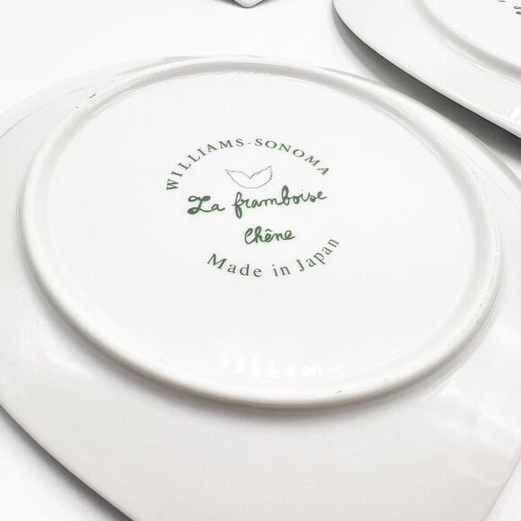 Williams Sonoma Berry Heart Shaped Plates Fruit Dessert Snack Japan 7" Set Of 6 - Picture 8 of 10